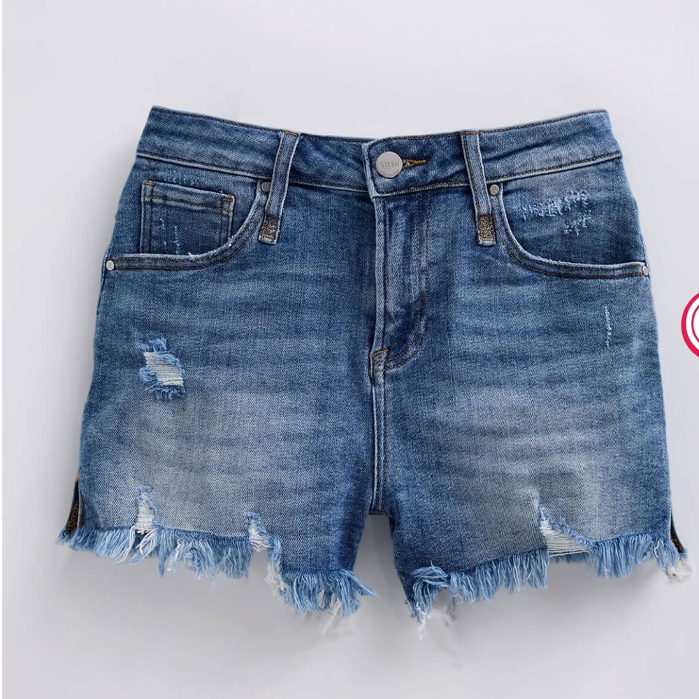 New with Tags!! Risen Blue Distressed Jean Shorts